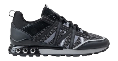 Cruyff Footwear Fearia Hex Tech Titanium Mesh Black/Grey
