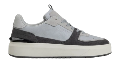 Cruyff Footwear Surefire Tennis Soft Tumbled Leather/Suede Lt. Grey/Mid Grey