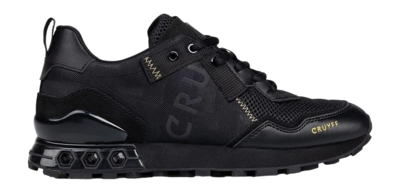 Cruyff Footwear Superbia Hex-Tech Teknit Mesh/Matt Black/Gold