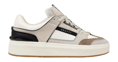 Cruyff Footwear Kickturn Soft Leather/Suede Offwhite/Cream