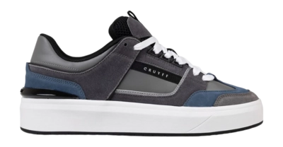 Cruyff Footwear Kickturn Soft Leather/Suede Mid Grey/Blue