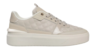 Cruyff Footwear Endorsed Tennis Quilted soft leather Crème