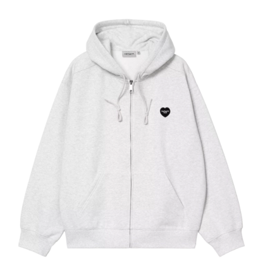 Jacke Carhartt WIP Hooded Heart II Hartt Unisex Ash Heather