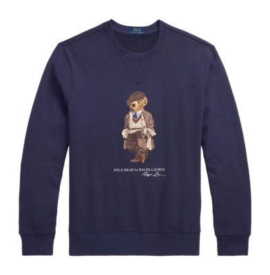 Pullover Ralph Lauren Polo Bear Fleece Herren Faded Blue Bear