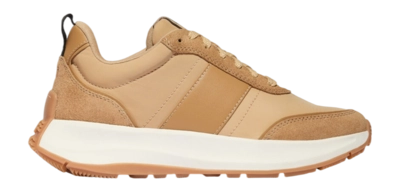 Sneaker FitFlop F-Mode Flow Sneaker Nylon Suede Mix Damen Camel Mix