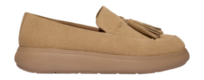 FitFlop Women IQ-Comff Tassel Suede Loafers Camel