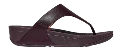 Sandals FitFlop Women Lulu Leather Toepost Plumberry