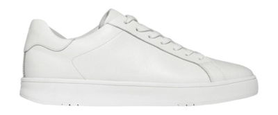 FitFlop Men Rally II Tumbled-Leather Sneakers Urban White