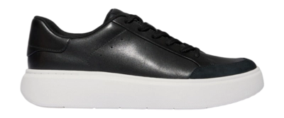 FitFlop Women RTG Leather Suede Sneakers Black