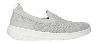 Sneaker FitFlop Super-Q Knit Slip-Ons Damen Arctic Grey / Silver