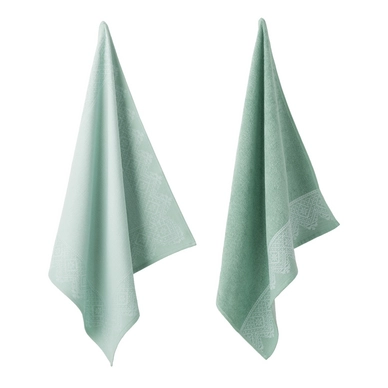 Tea Towel Elias Lace Green (Set of 2)