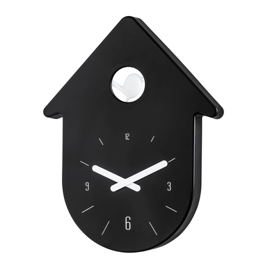 Wandklok Koziol Toc-Toc Cosmos Black-Cotton White