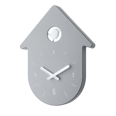 Wandklok Koziol Toc-Toc Cool Grey- Cotton White