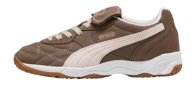 Sneaker PUMA King Indoor Wine Club Damen Flach Bronze / PUMA White