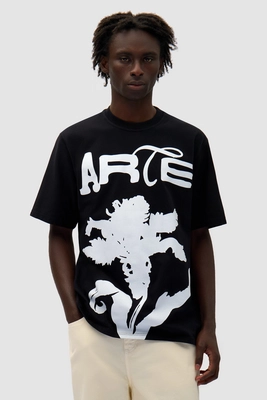T-shirt Arte Antwerp Homme Fleur Black