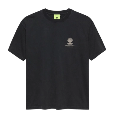 T-Shirt New Amsterdam Surf Association Oyster Tee Unisex Black 2025