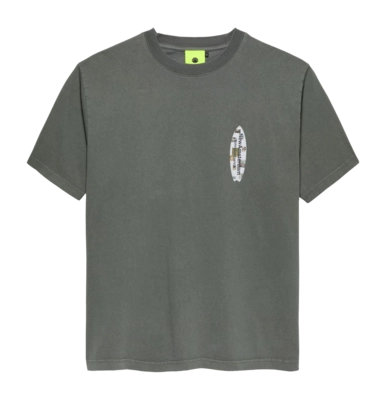 T-Shirt New Amsterdam Surf Association Surf Zine Tee Shark Green Green