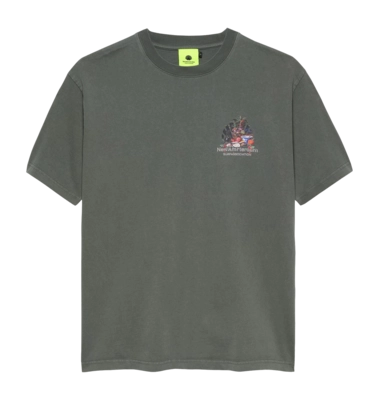 T-Shirt New Amsterdam Surf Association Buffet Tee Unisex Shark Green