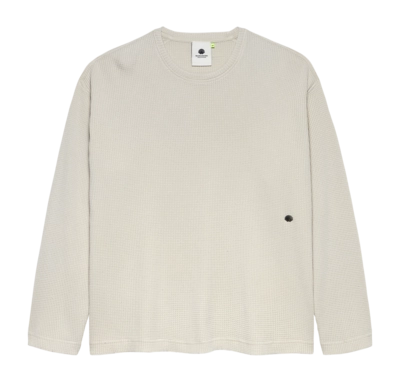 T-shirt Manches Longues New Amsterdam Surf Association Waffle Washed Grey