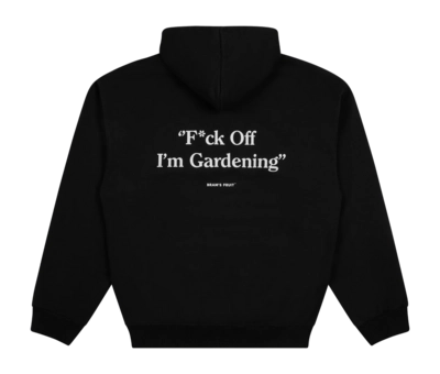 2---Black “F_ck Off I'm Gardening” Hoodie_Back copy