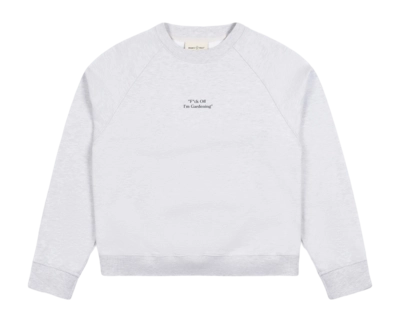 Crewneck Bram's Fruit F*ck Off Raglan Herren Grey Melange