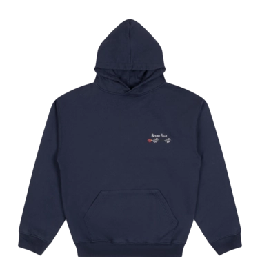 Hoodie Bram's Fruit Flora Herren Washed Navy