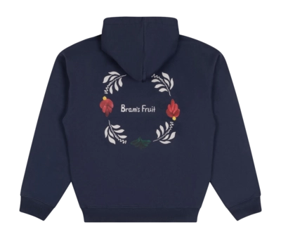 2---Navy Flora Hoodie_Back copy