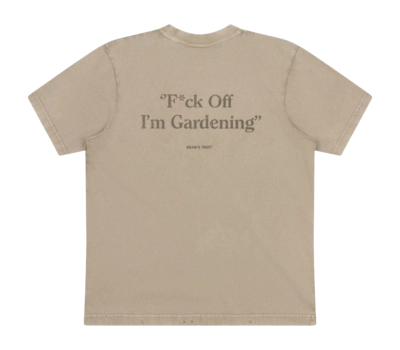 2---Khaki Distressed  _F_ck Off I'm Gardening_ T-shirt_Back copy
