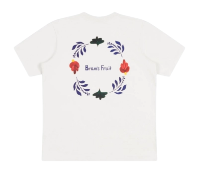 2---White Flora T-shirt_Back copy
