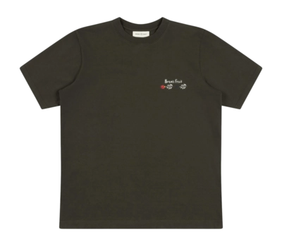 T-Shirt Bram's Fruit Flora Solid Herren Charcoal
