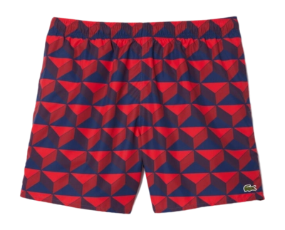 Maillot de Bain Lacoste Men MH7628 Penumbra/Alizarin Red