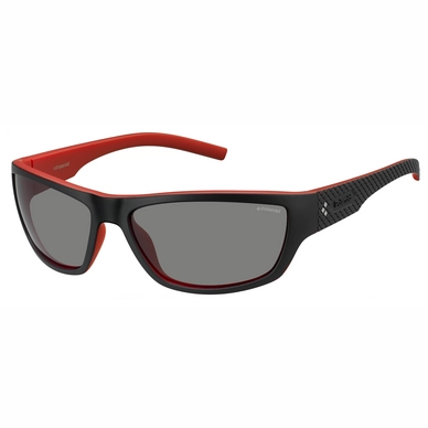 Zonnebril Polaroid PLD 7007/S Black Red / Grey Polarized