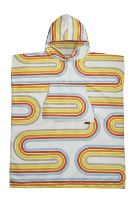 Poncho Pack Towl Changing Poncho Retro Curve