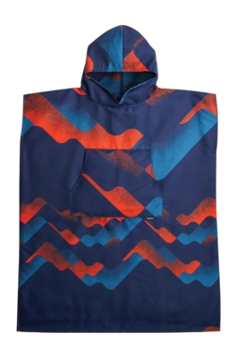 Poncho Pack Towl Changing Poncho Riso Wave