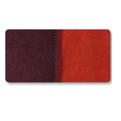 Plaid Ibena Sorrento Beukenrood/Vuurrood