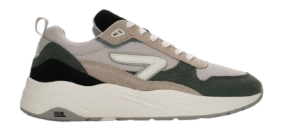 Sneakers HUB Men Glide S43 Light Bone Off White Sage Green