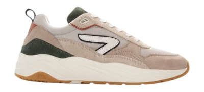 Sneakers HUB Men Glide S43 Light Bone Off White Dark Rust