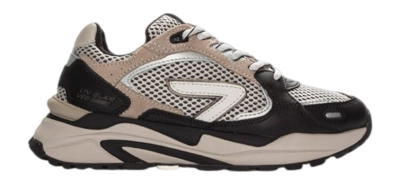Sneaker HUB Slam M42 Damen Black Off White Light Bone Black