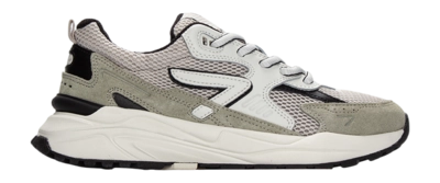 Sneaker HUB Grid S48 Damen Light Bone Off White Abbystone