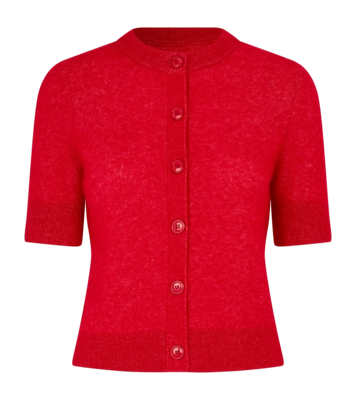 Cardigan Samsoe Samsoe Sanoura SS Damen Haute Red