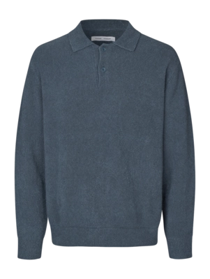 Poloshirt Samsoe Samsoe Sanino Herren Midnight Navy