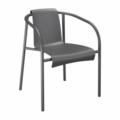 Tuinstoel Houe Nami Dining Chair Armrest Dark grey
