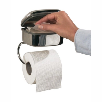 Porte-Papier Toilette Tiger Combi Inox Eclat