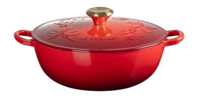 Casserole Le Creuset Marmite Winter Holly Collection Cherry Red 26 cm