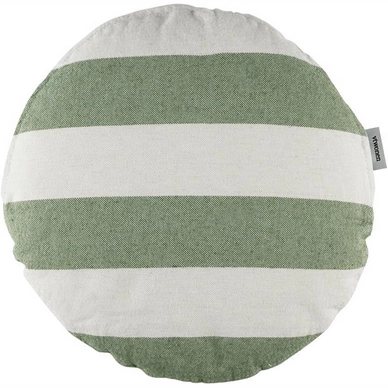 VT Wonen Bold Round Cushion Vert (40 x 40 cm)