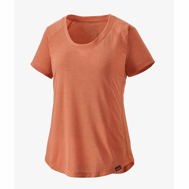 T-shirt Patagonia Femmes Cap Cool Trail Shirt Mellow Melon