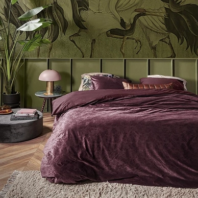 Dekbedovertrek At Home by Beddinghouse Forgotten Aubergine Velvet