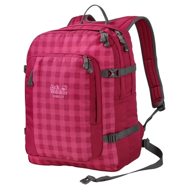 Rugzak Jack Wolfskin Berkeley Pink Classic Check