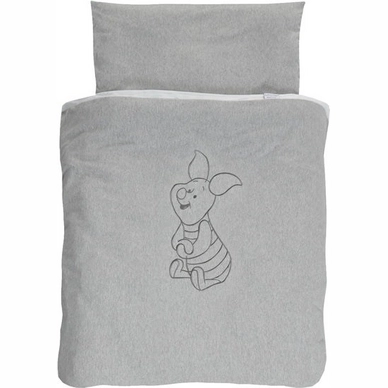 Dekbedovertrek Wishing Pooh Knorretje Grijs Anel Katoen
