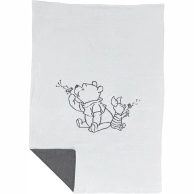 Babydeken Anel Wishing Pooh gebreid Pooh en Knorretje